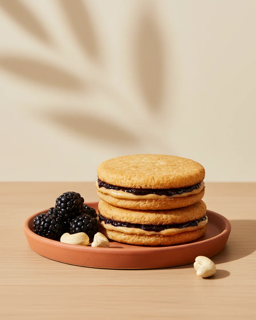 Cashew Butter & Blackberry Jam